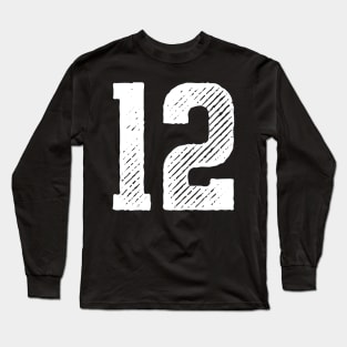 Rough Number 12 Long Sleeve T-Shirt